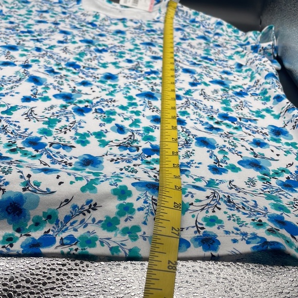 Laura Scott Floral Print Short Sleeve Shirt - Picture 4 of 10